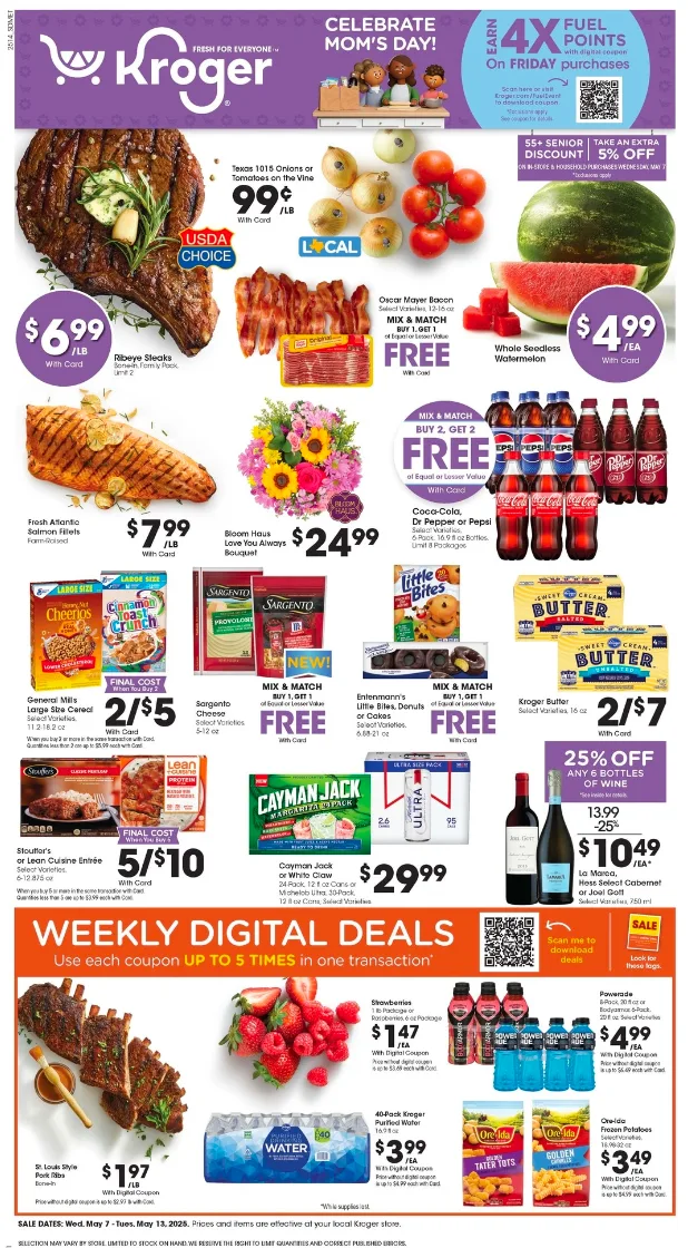 Kroger Ad this week 5_7_25 pg 1