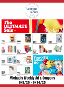 Michaels Weekly Ad & Coupon codes 6_8_25