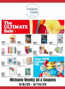 Michaels Weekly Ad & Coupon codes 6_8_25
