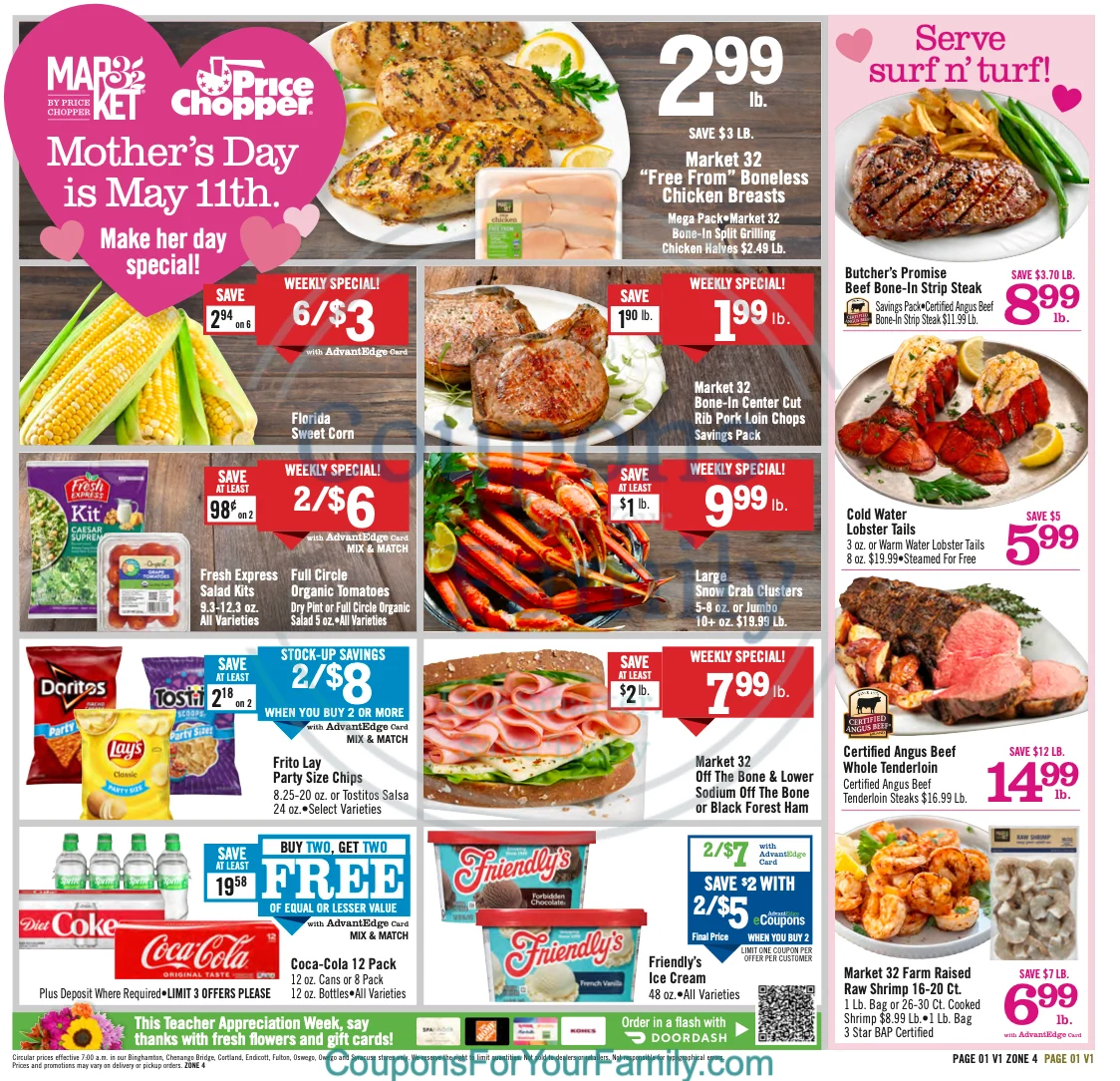 Price Chopper Ad this week 5_4_25 pg 1