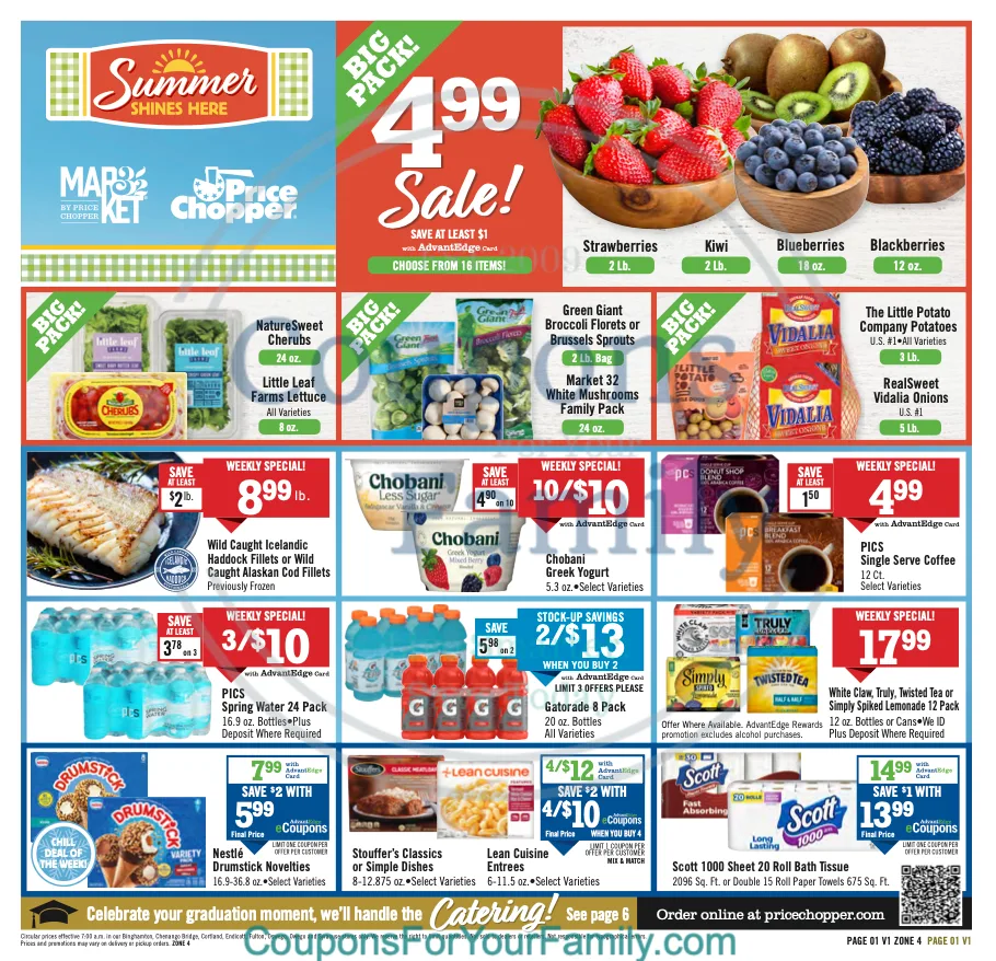 Price Chopper Ad this week 6_1_25 pg 1
