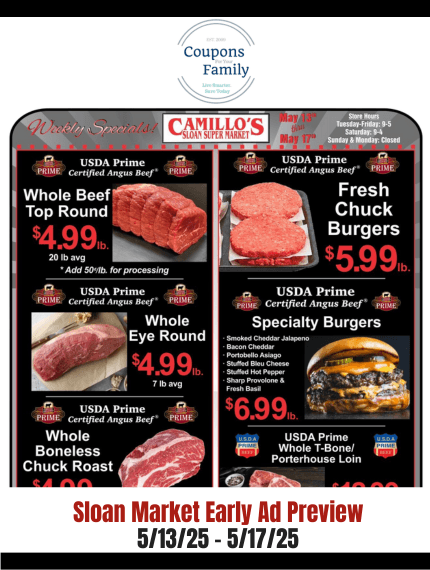 Sloan Market Weekly Ad & Meat Packages 5_13_25