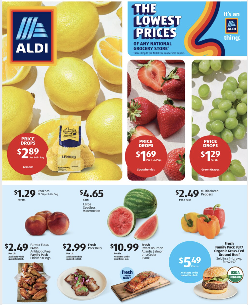 Aldi Weekly Ad 6_11_25 pg 1