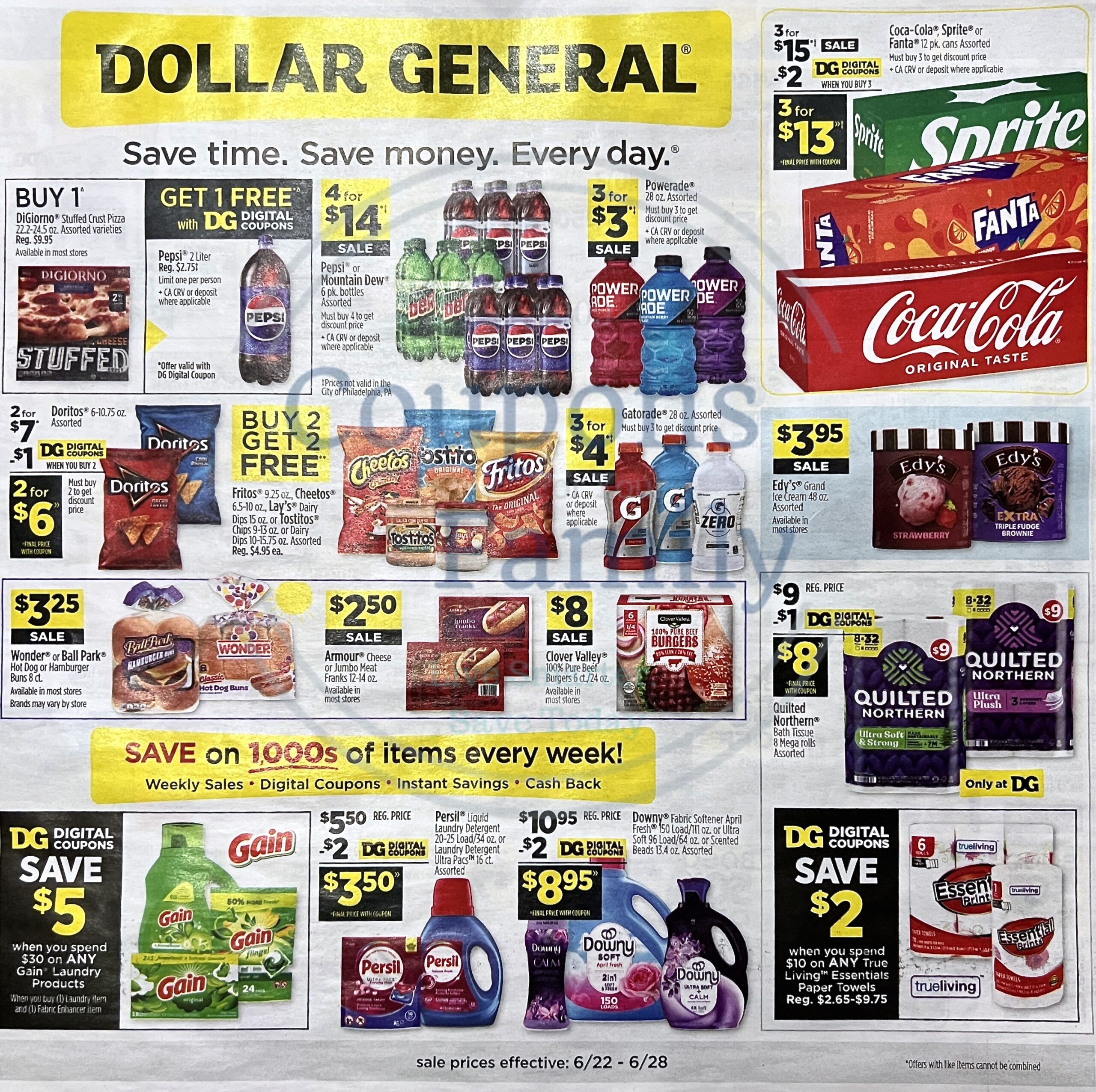 Dollar General Ad 6_22_25 pg 1