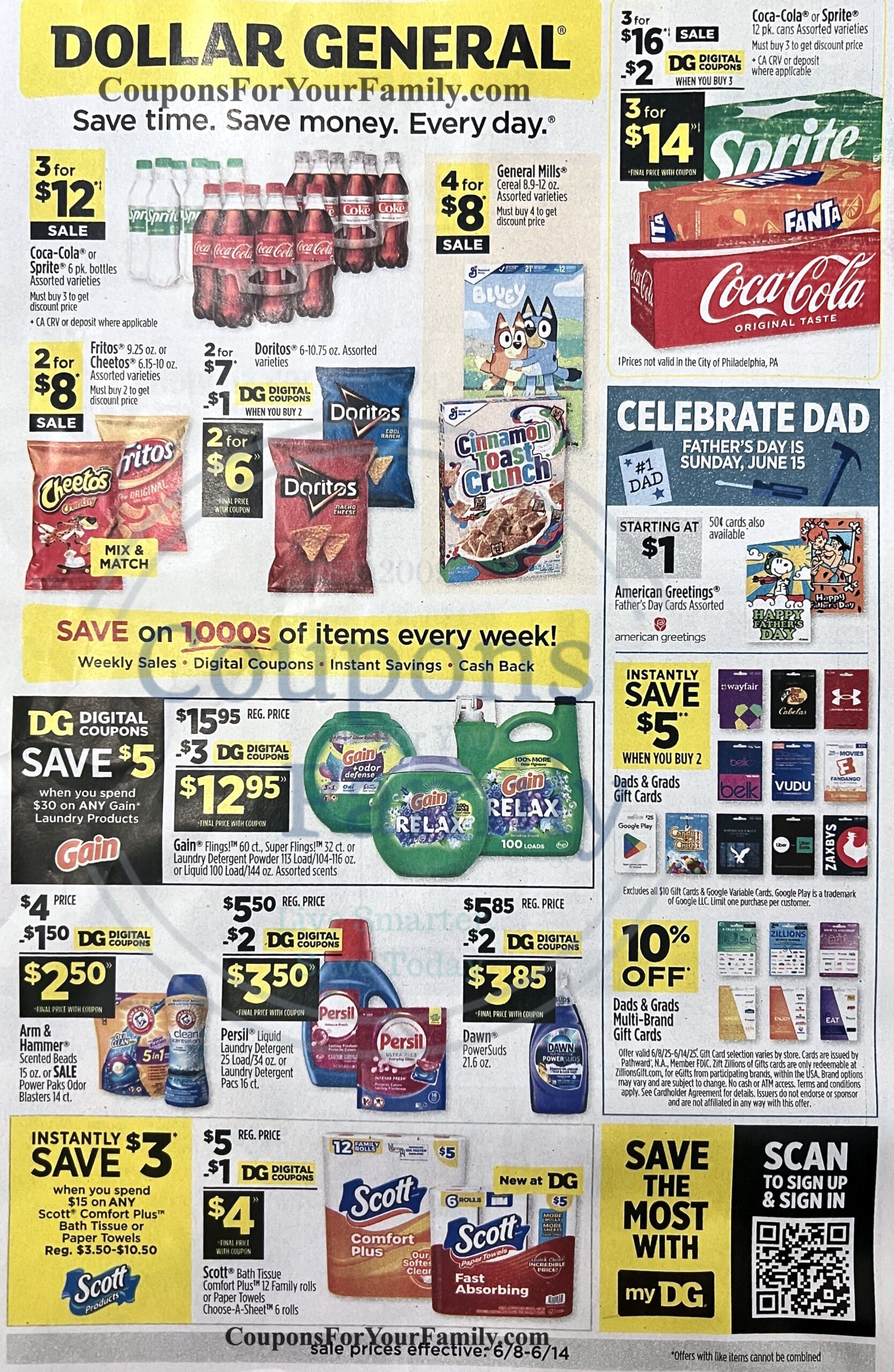 Dollar General Ad 6_7_25 pg 1