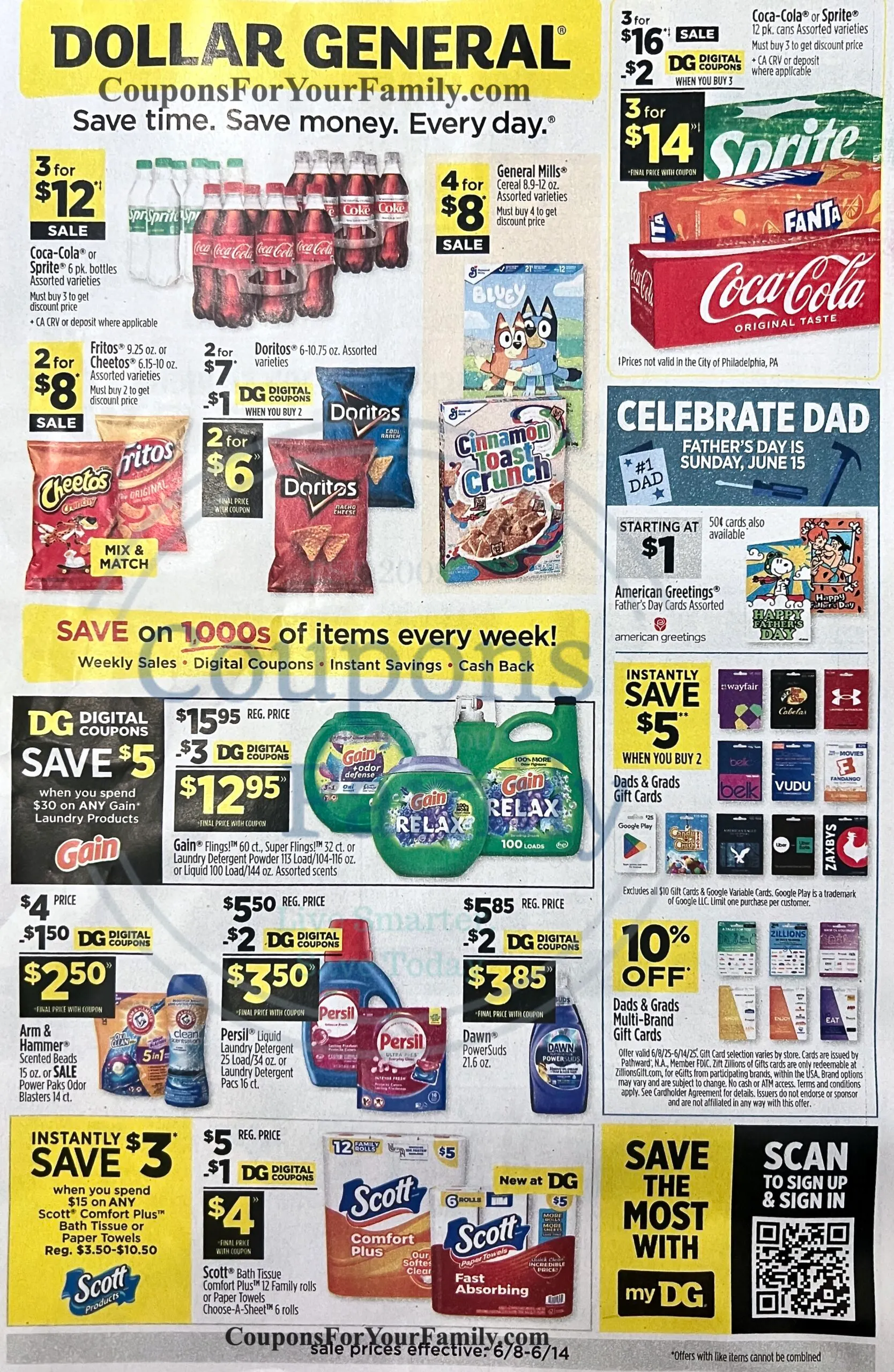 Dollar General Ad 6_7_25 pg 1