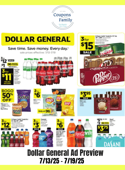 Dollar General Ad Preview 7_13_25