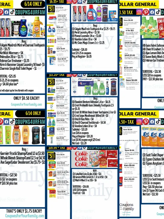 Dollar General Coupon Deals 6_14_25