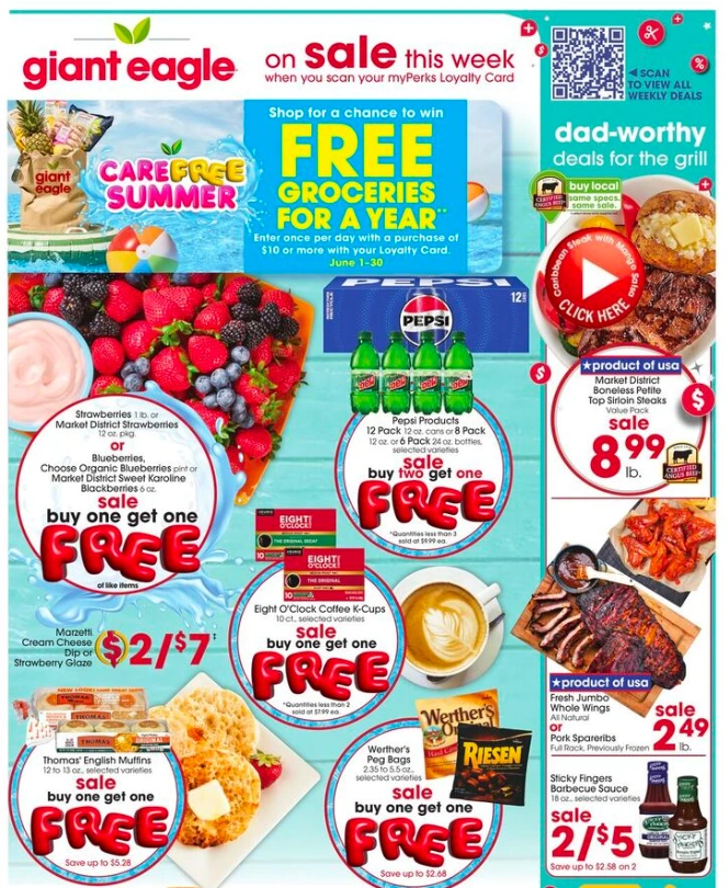 Giant Eagle Ad this week 6_12_25 pg 1