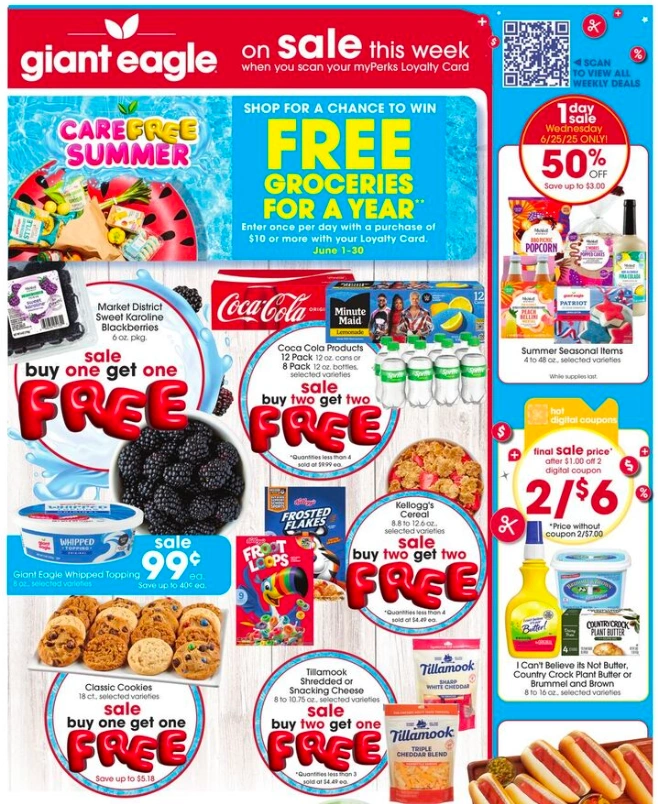 Giant Eagle Ad this week 6_19_25 pg 1