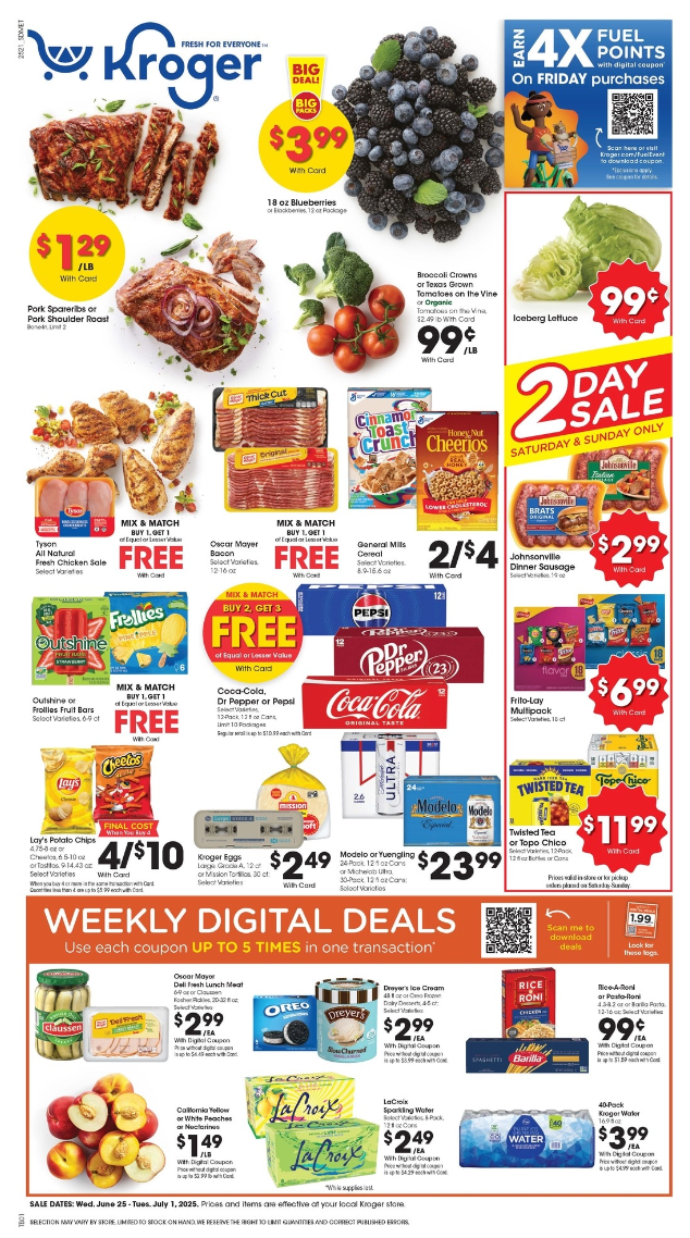 Kroger Ad this week 6_25_25 pg 1