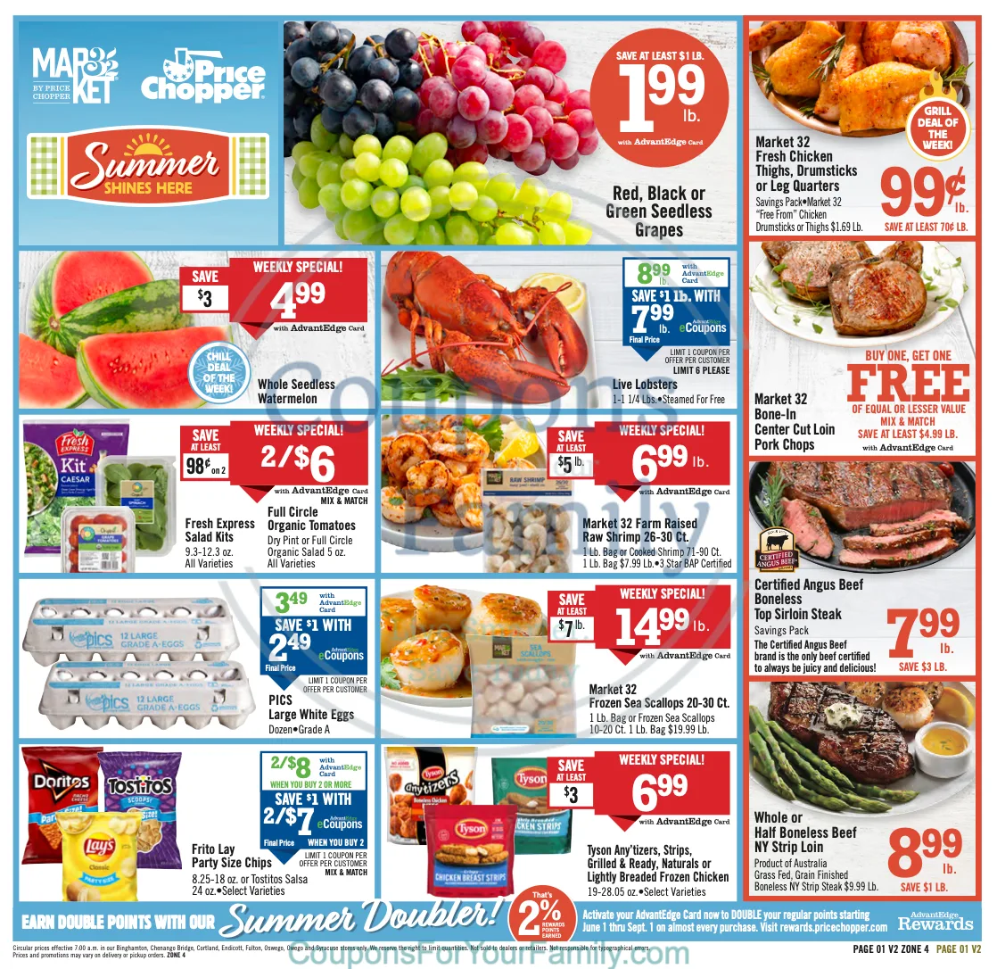 Price Chopper Ad this week 6_15_25 pg 1