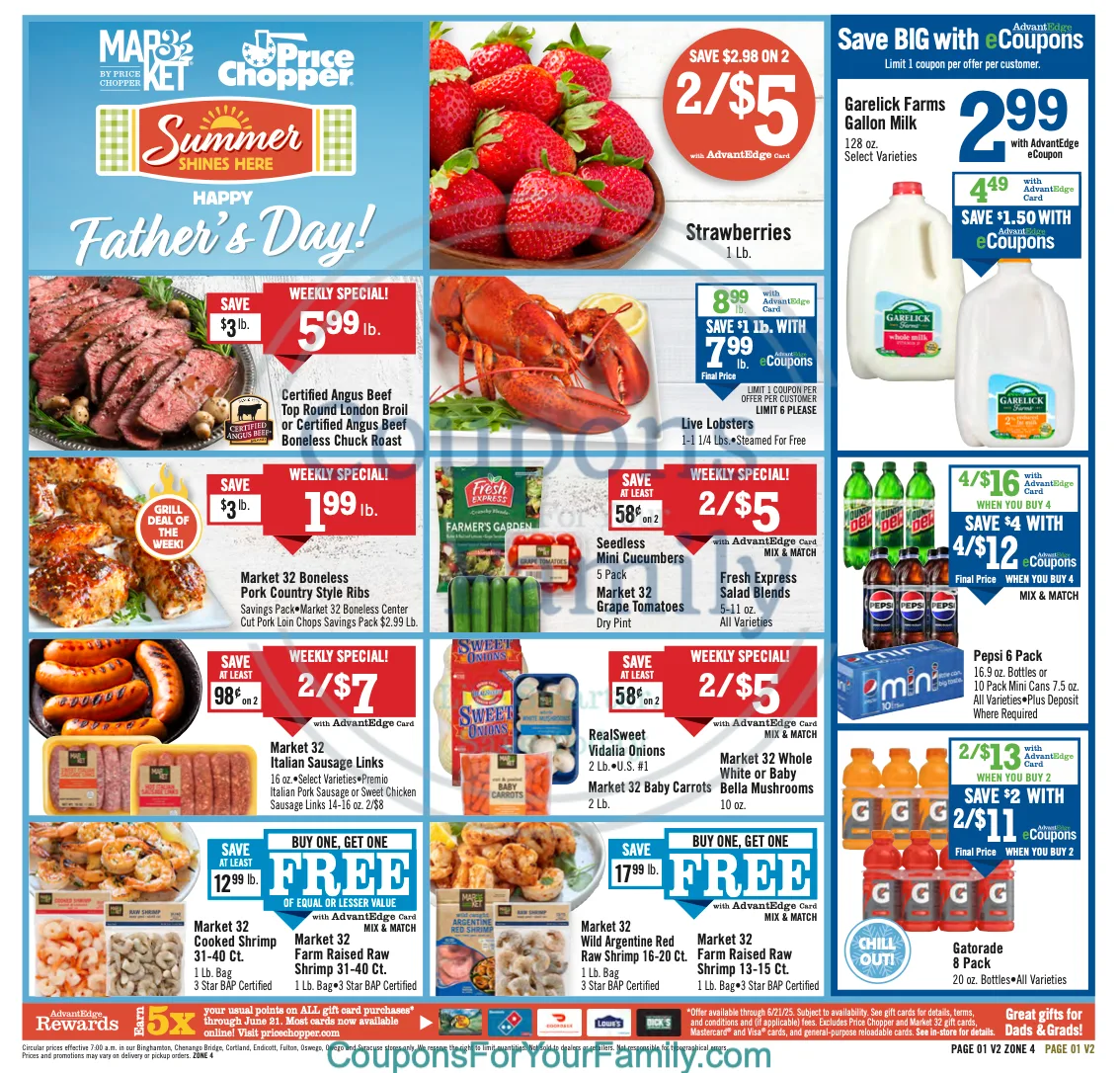 Price Chopper Ad this week 6_15_25 pg 1