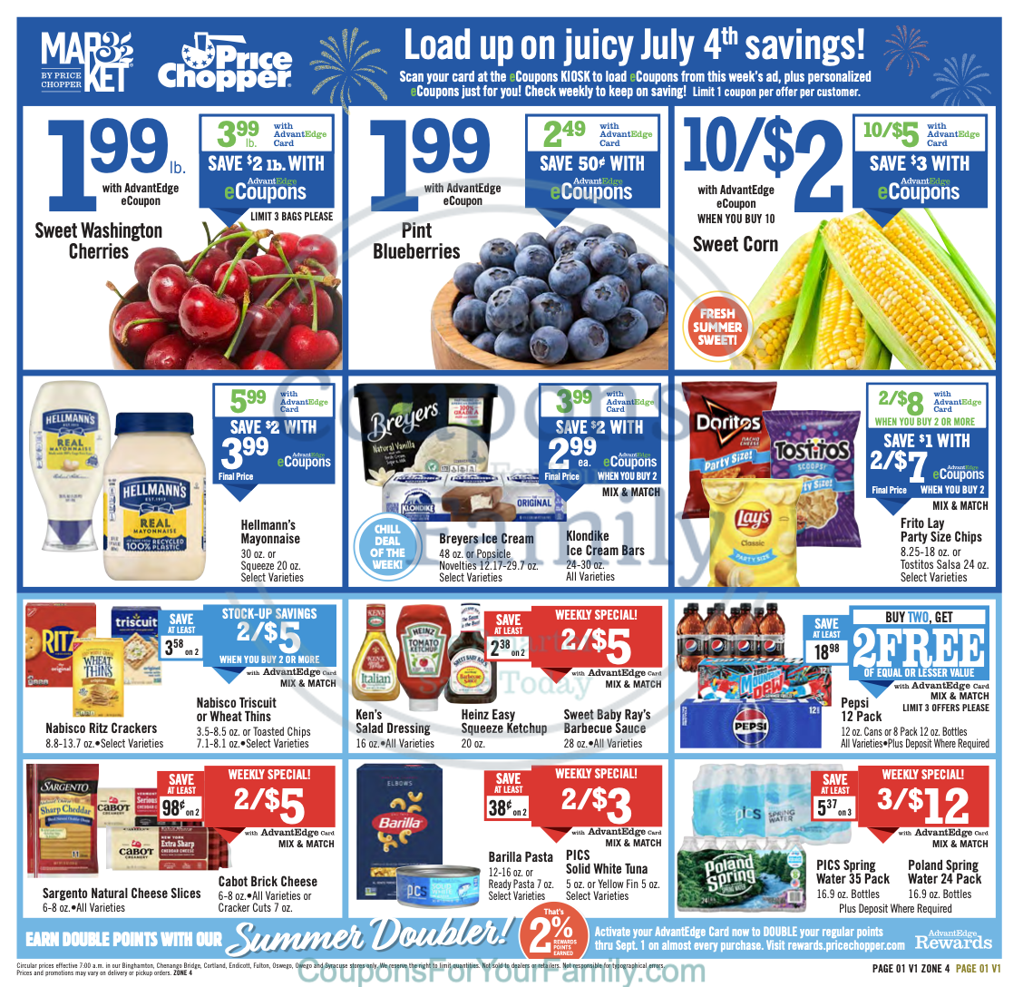 Price Chopper Ad this week 6_29_25 pg 1