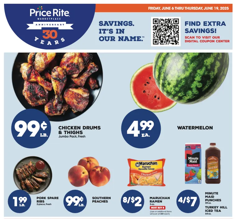 Price Rite Ad this week 6_6_25 pg 1
