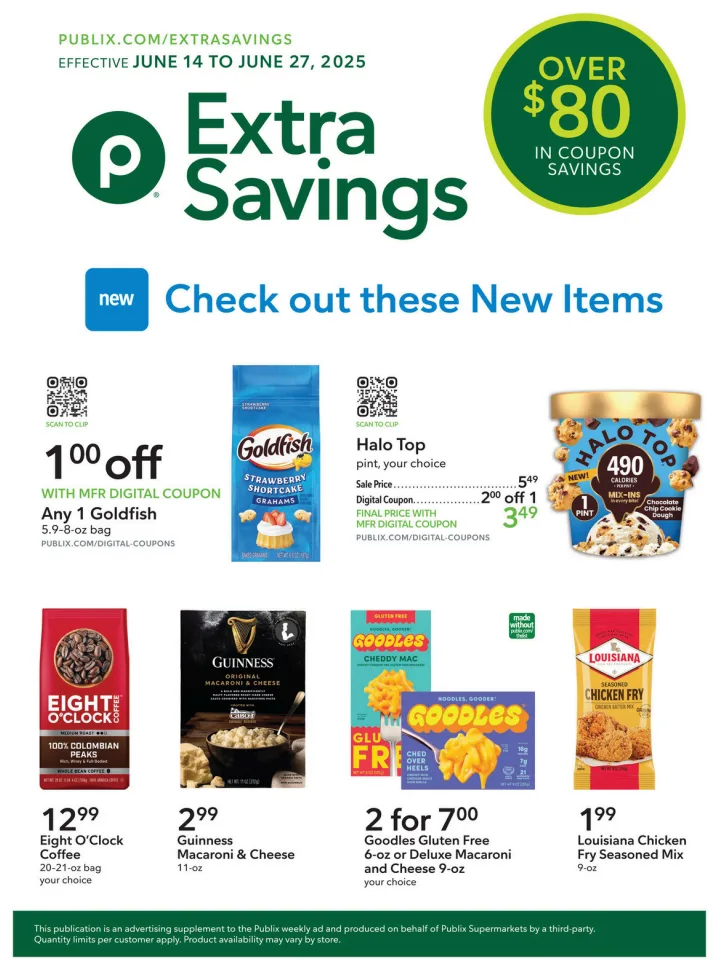 Publix Extra Savings Ad 6_14_25 pg 1