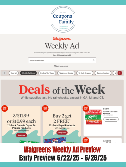 Walgreens Ad this week 6_22_25
