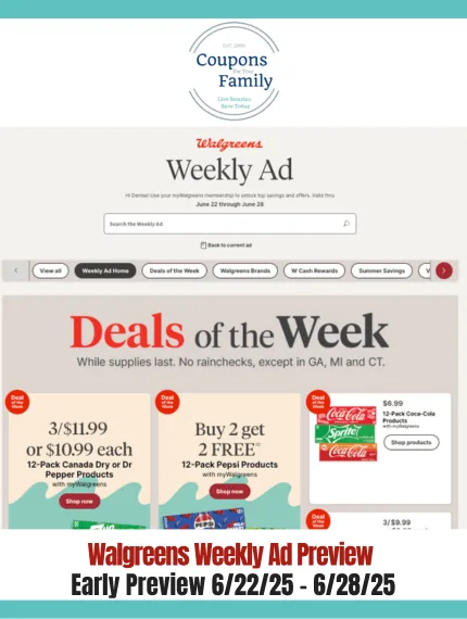 Walgreens Ad this week 6_22_25