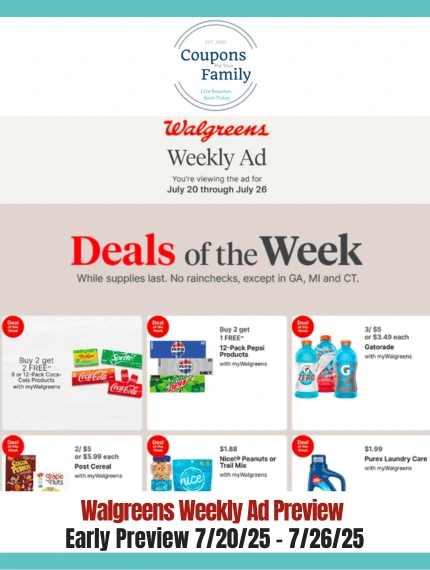 Walgreens Ad this week 7_20_25