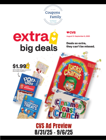 CVS Weekly Ad Preview 8_31_25