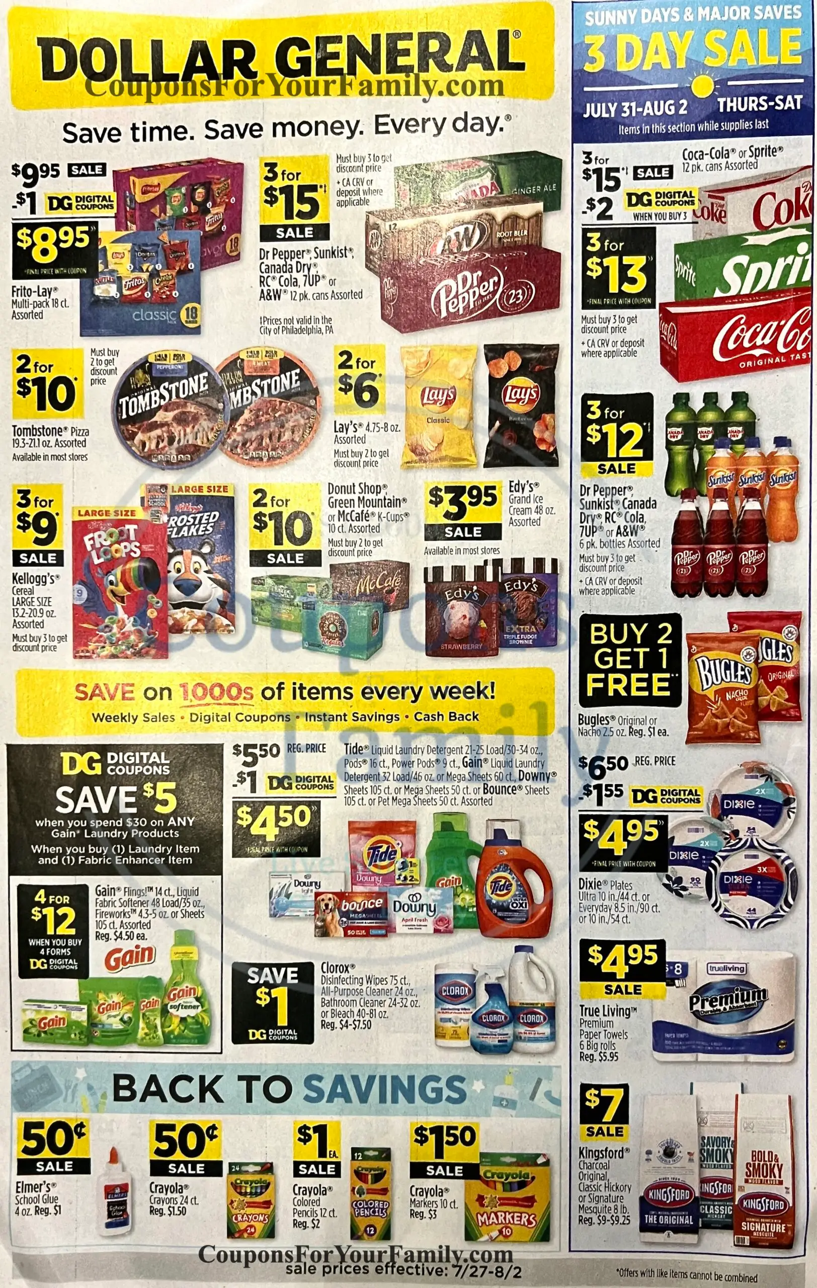 Dollar General Ad 7_26_25 pg 1