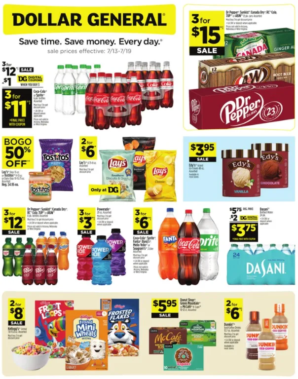 Dollar General Ad 7_13_25 pg 1