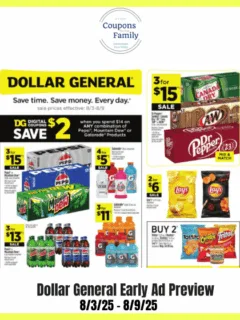 Dollar General Ad Preview 8_3_25