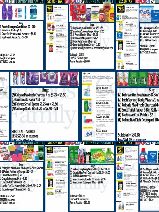 Dollar General Coupon Scenarios 7_19_25