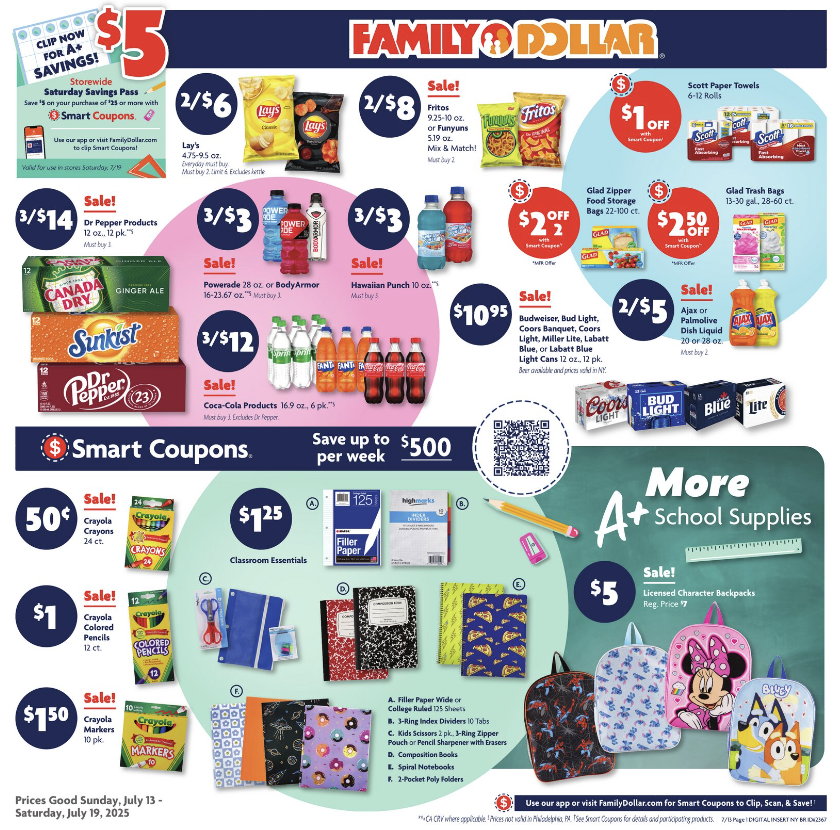 Family Dollar Ad this Week 7_13_25 pg 1
