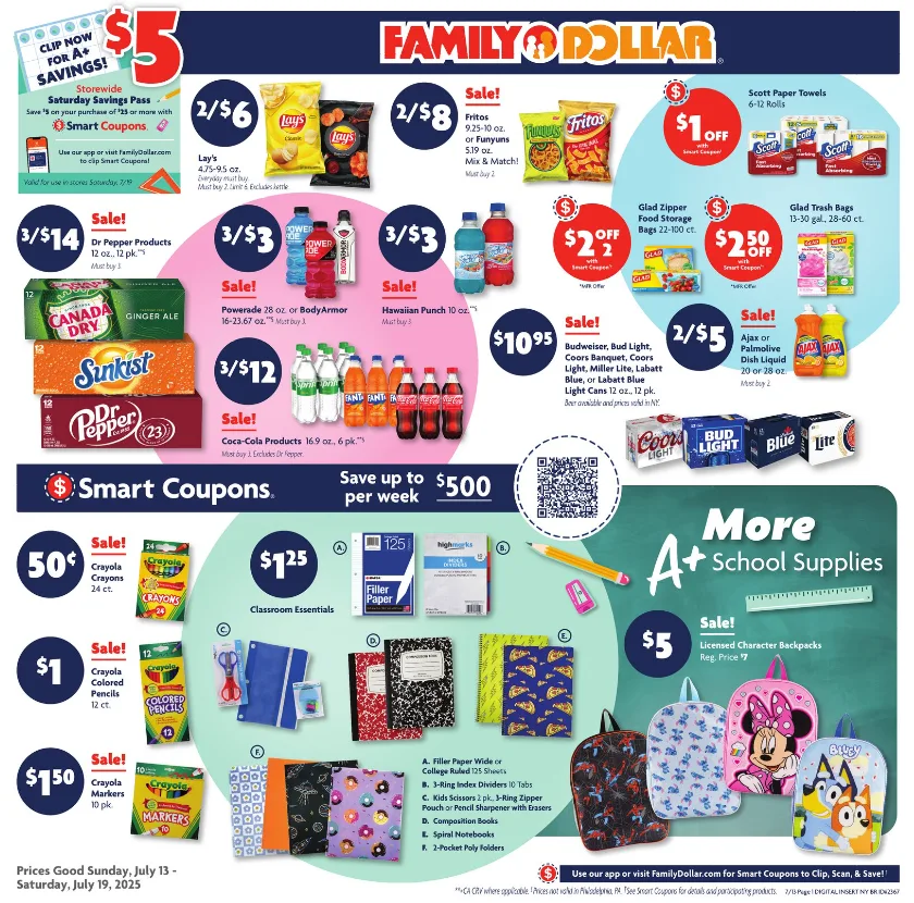 Family Dollar Ad this Week 7_13_25 pg 1