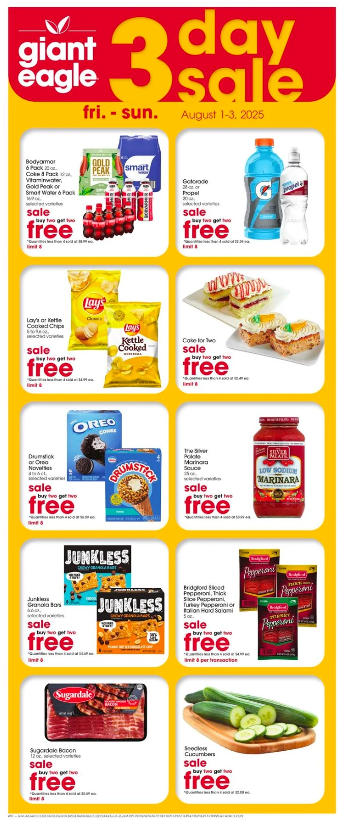 Giant Eagle Ad this week 7_31_25 pg 1