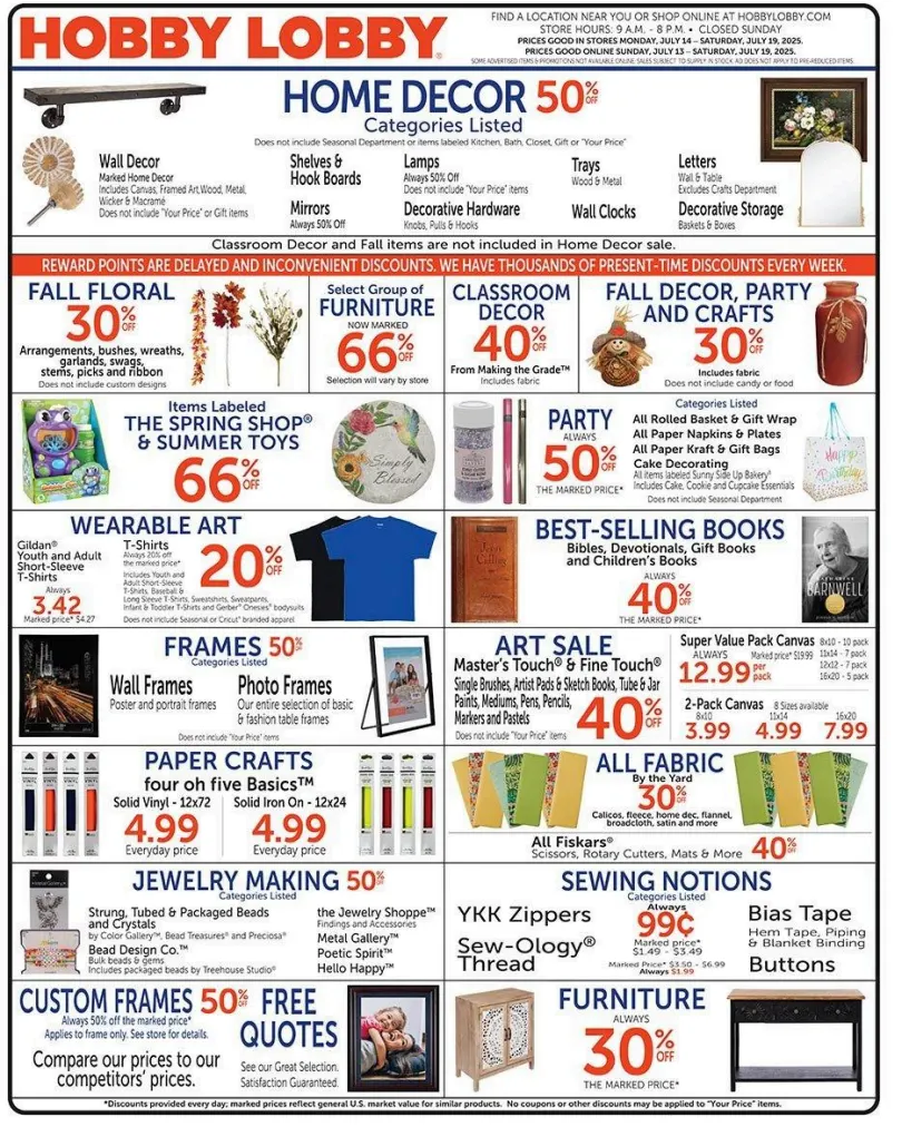 Hobby Lobby Ad this Week 7_13_25 pg 1