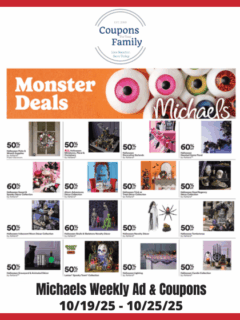 Michaels Weekly Ad & Coupon codes 10_19_25