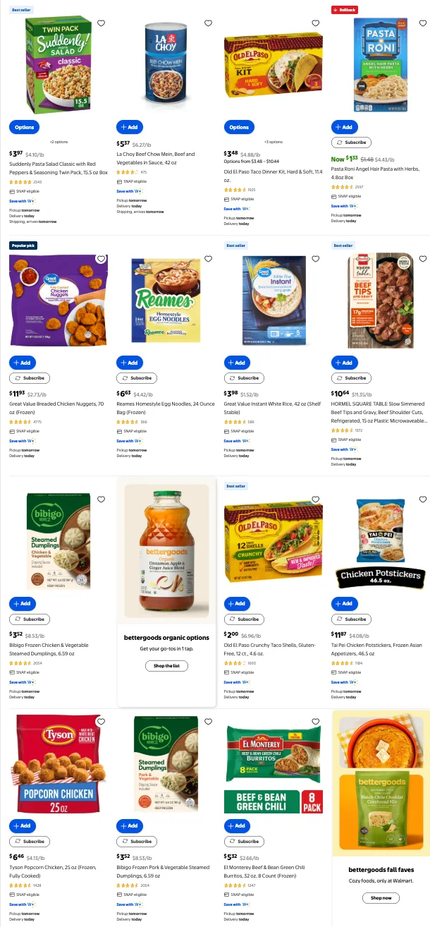 Walmart Grocery Ad This Week pg 1