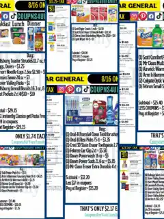 Dollar General Coupon Scenarios 8_16_25