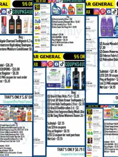 Dollar General Coupon Scenarios 9_6_25