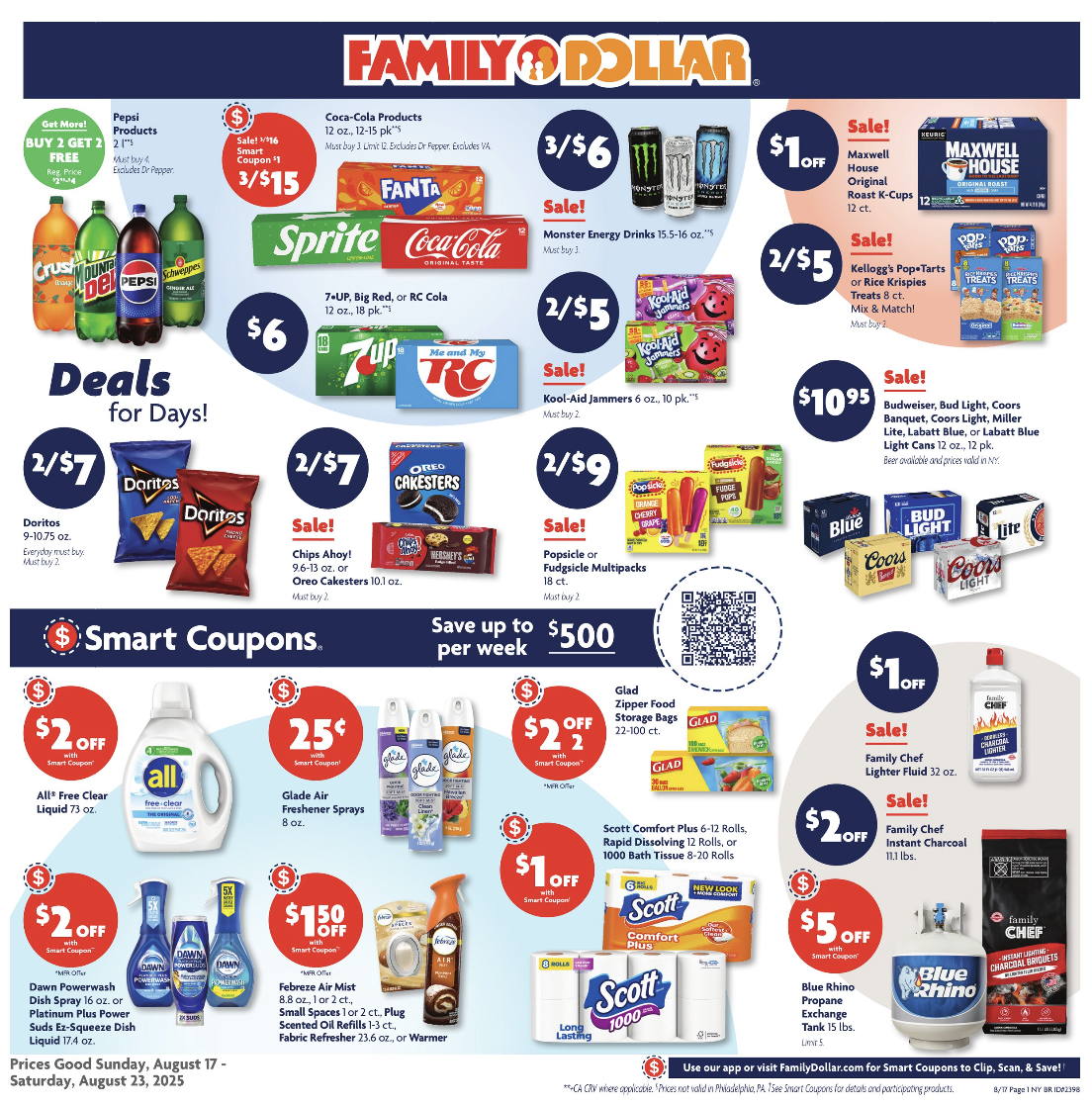Family Dollar Ad this Week 8_17_25 pg 1