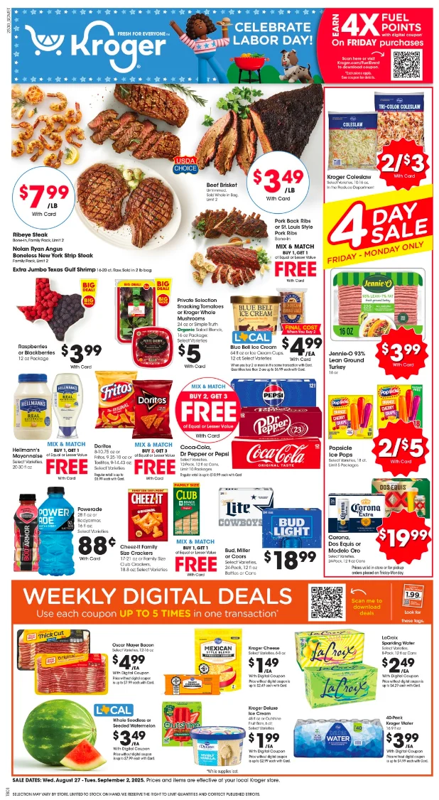 Kroger Ad this week 8_27_25 pg 1