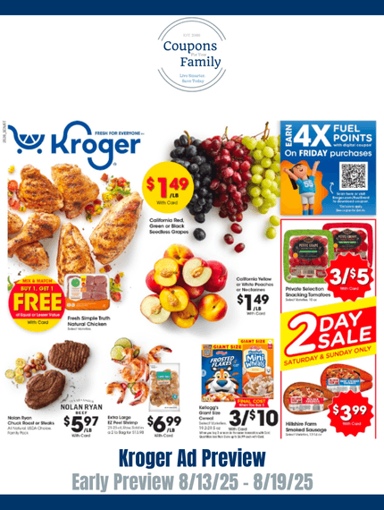 Kroger Weekly Ad Preview 8_13_25