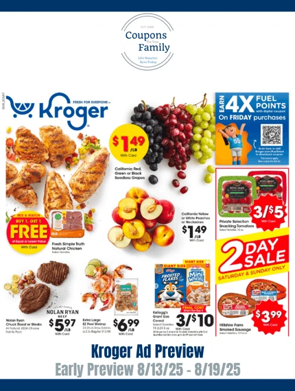 Kroger Weekly Ad Preview 8_13_25