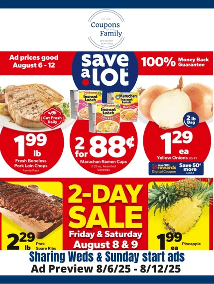 Save A Lot Ad this week 8_6_25