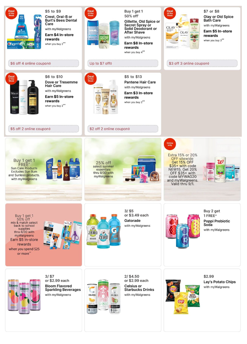 Walgreens Ad this week 8_24_25 pg 2