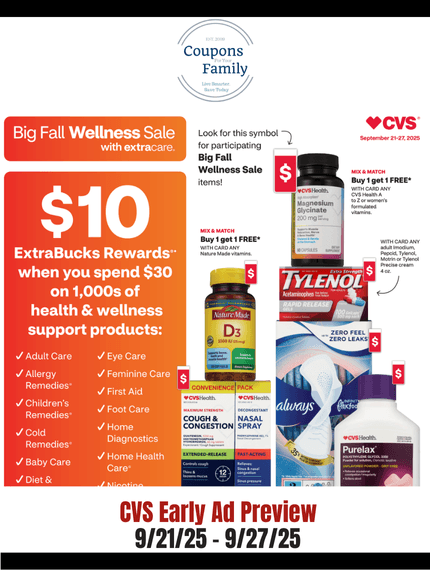 CVS Weekly Ad Preview 9_21_25