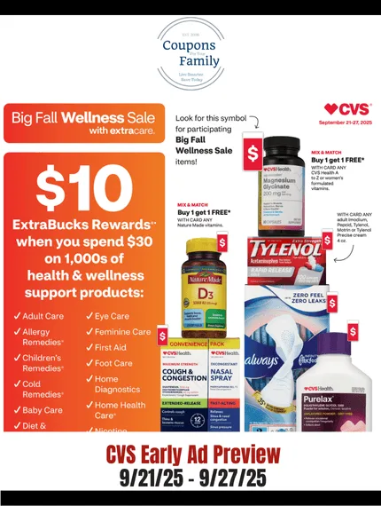 CVS Weekly Ad Preview 9_21_25