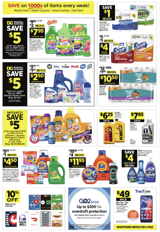Dollar General Ad 9_7_25 pg 2