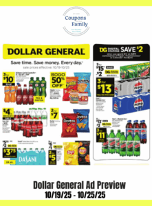 Dollar General Ad Preview 10_19_25