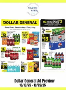 Dollar General Ad Preview 10_19_25