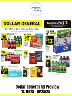 Dollar General Ad Preview 10_19_25