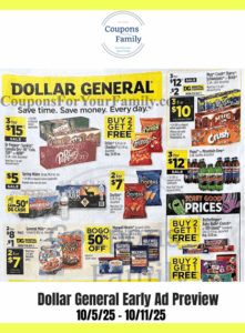 Dollar General Ad Preview 10_5_25