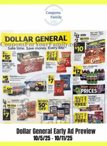 Dollar General Ad Preview 10_5_25